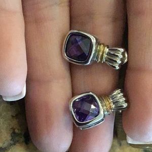 Earrings sterling silver designer